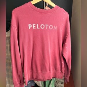 Peloton x Adidas Women's Fuchsia Crew Neck Sweater